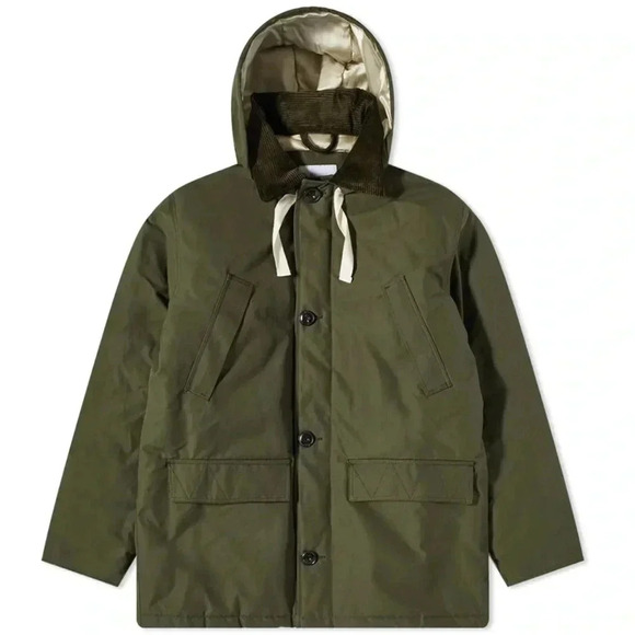 Albam Winter Parka, Olive, Size XL - Men’s Winter Coat, Green Puffer Jacket - Picture 2 of 6